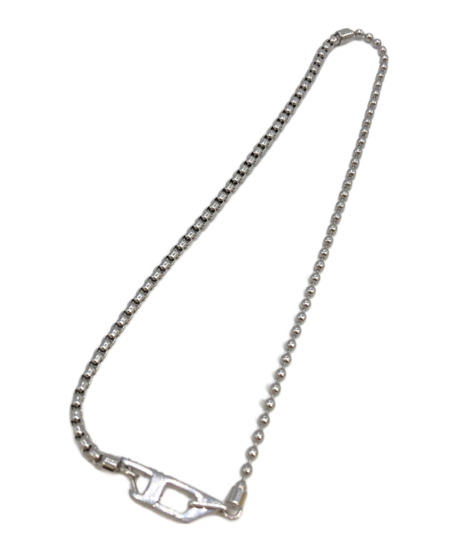 中古・古着通販】DIESEL (ディーゼル) 2連スチールブレスレット 