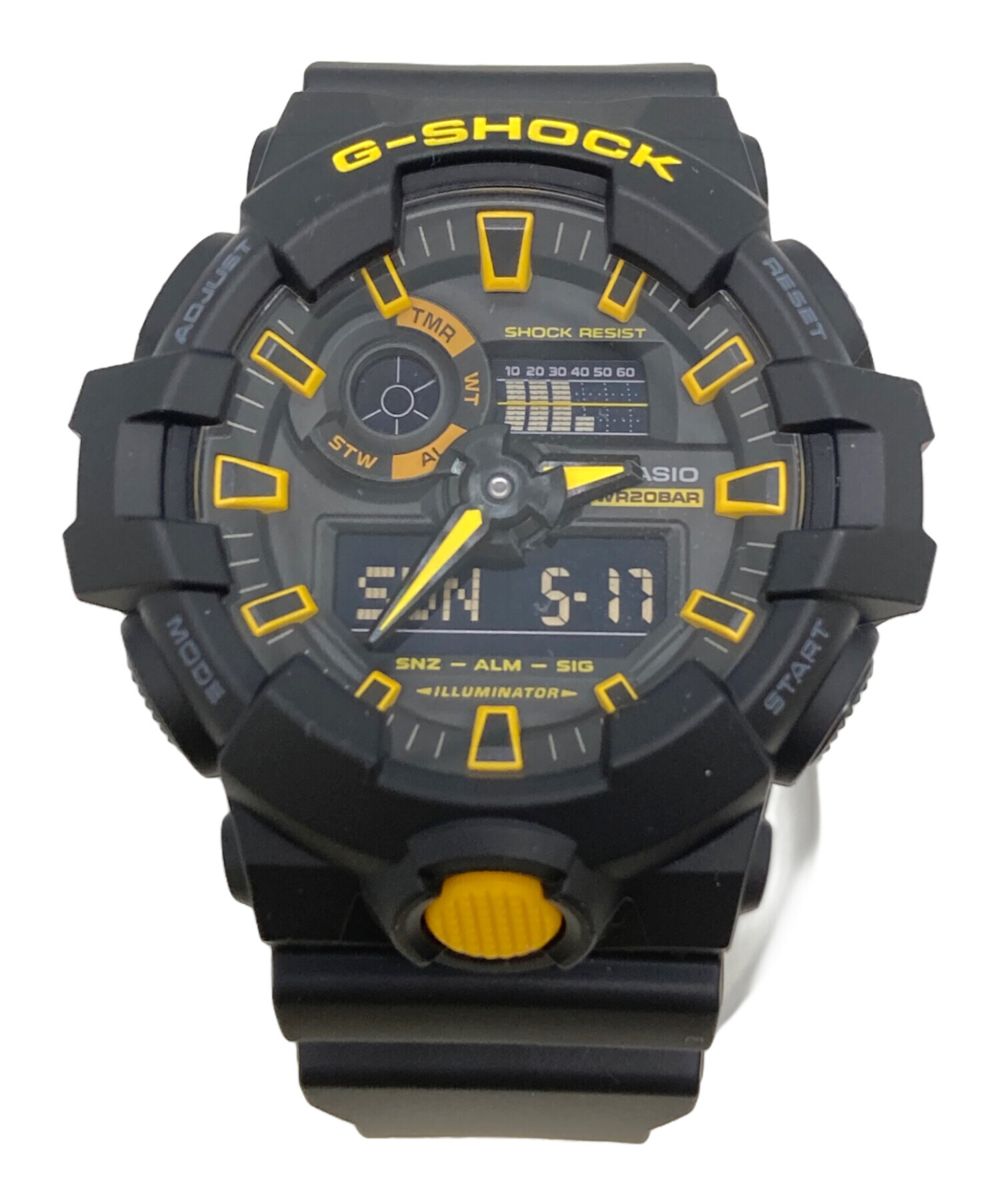 中古・古着通販】CASIO (カシオ) デジアナウォッチ ブラック｜ブランド