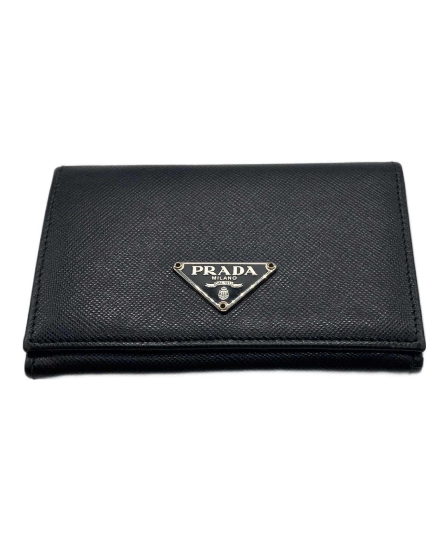 中古・古着通販】PRADA (プラダ) サフィアーノ トライアングル カード