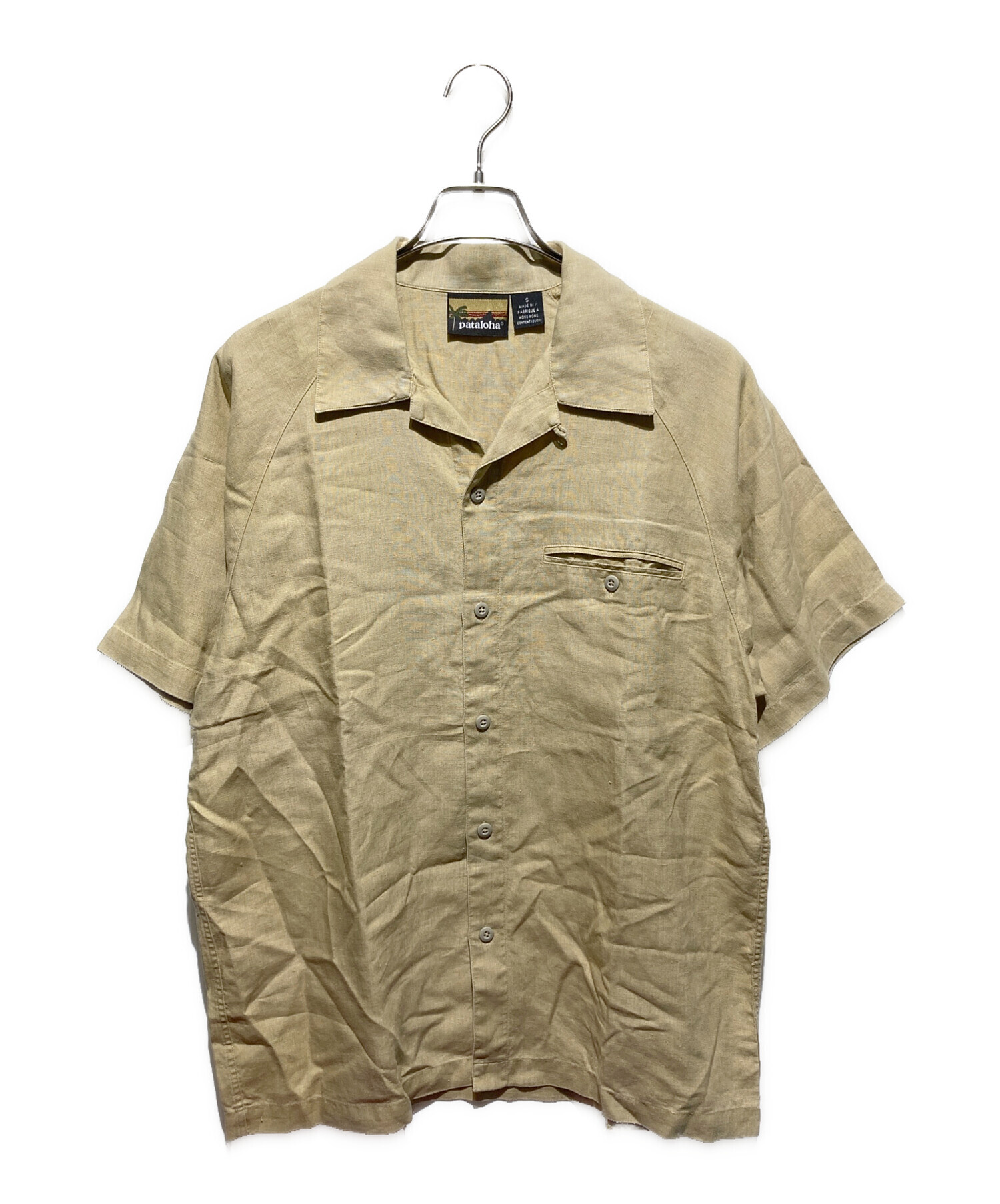 中古・古着通販】pataloha (パタロハ) 無地ヘンプリネンオープンカラー