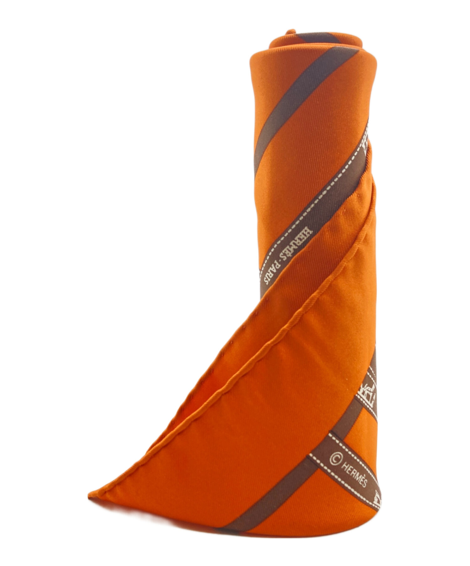 中古・古着通販】HERMES (エルメス) カレ90 ボルデュックリボン