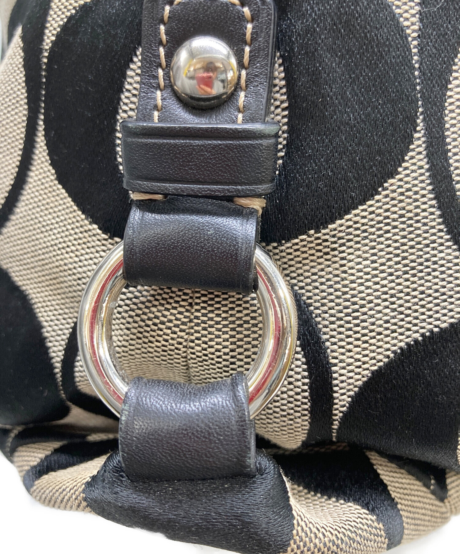 未使用タグ付き☆COACH シグネチャー ショルダーバッグ 中古・古着通販】COACH (コーチ) シグネチャー ショルダーバッグ