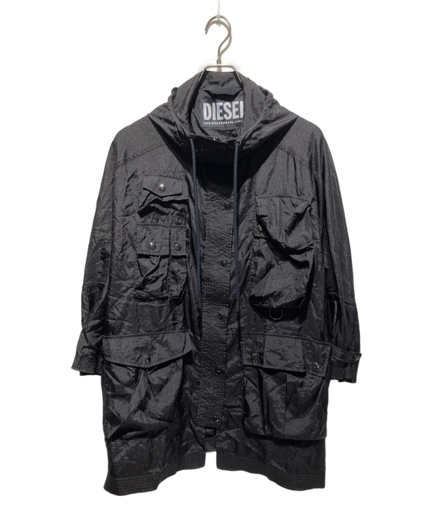 00s DIESEL ミリタリージャケット　レディース　古着 中古・古着通販】DIESEL (ディーゼル) ミリタリージャケットナイロン