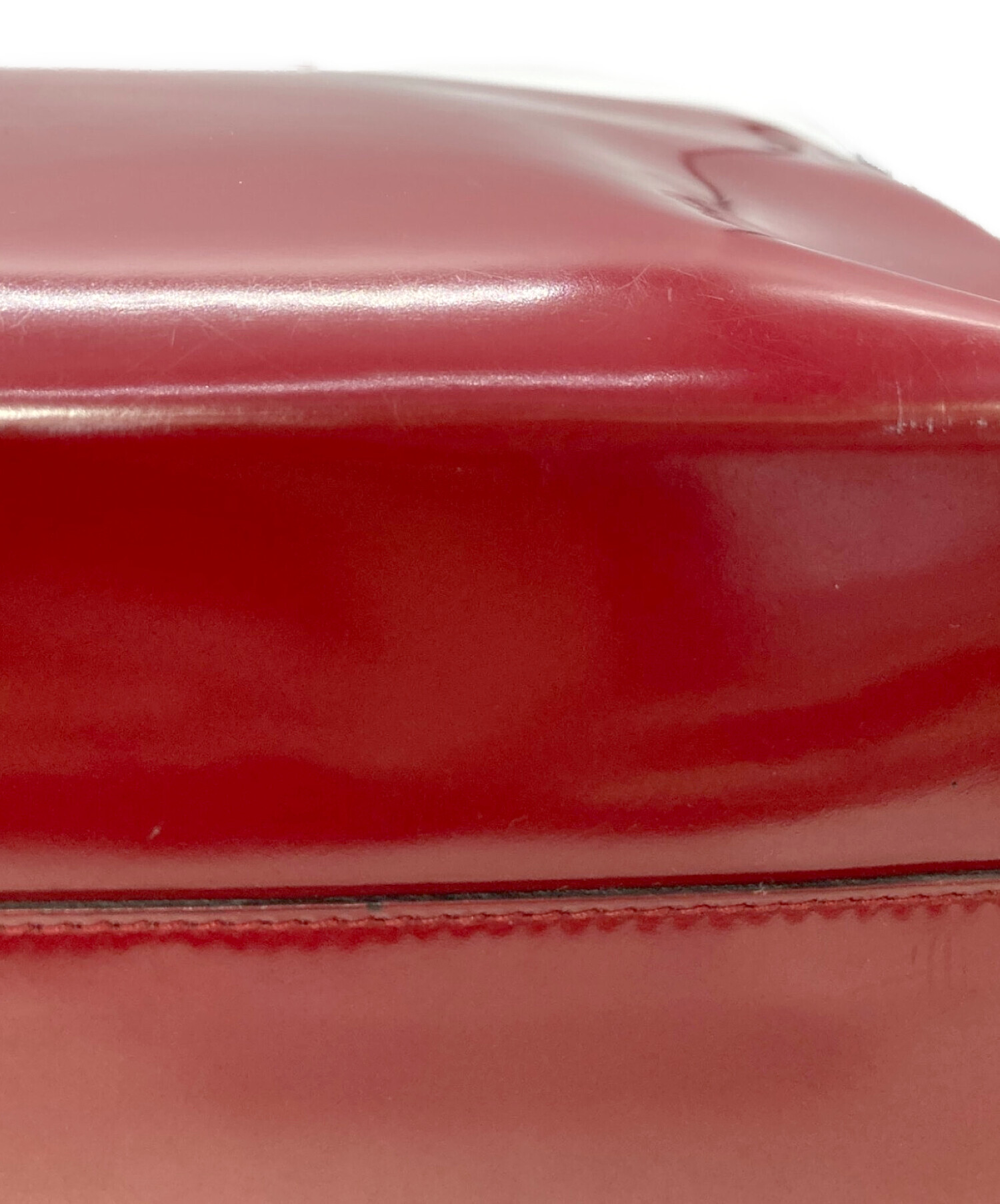 中古・古着通販】PRADA (プラダ) トライアングルロゴプレート パテント