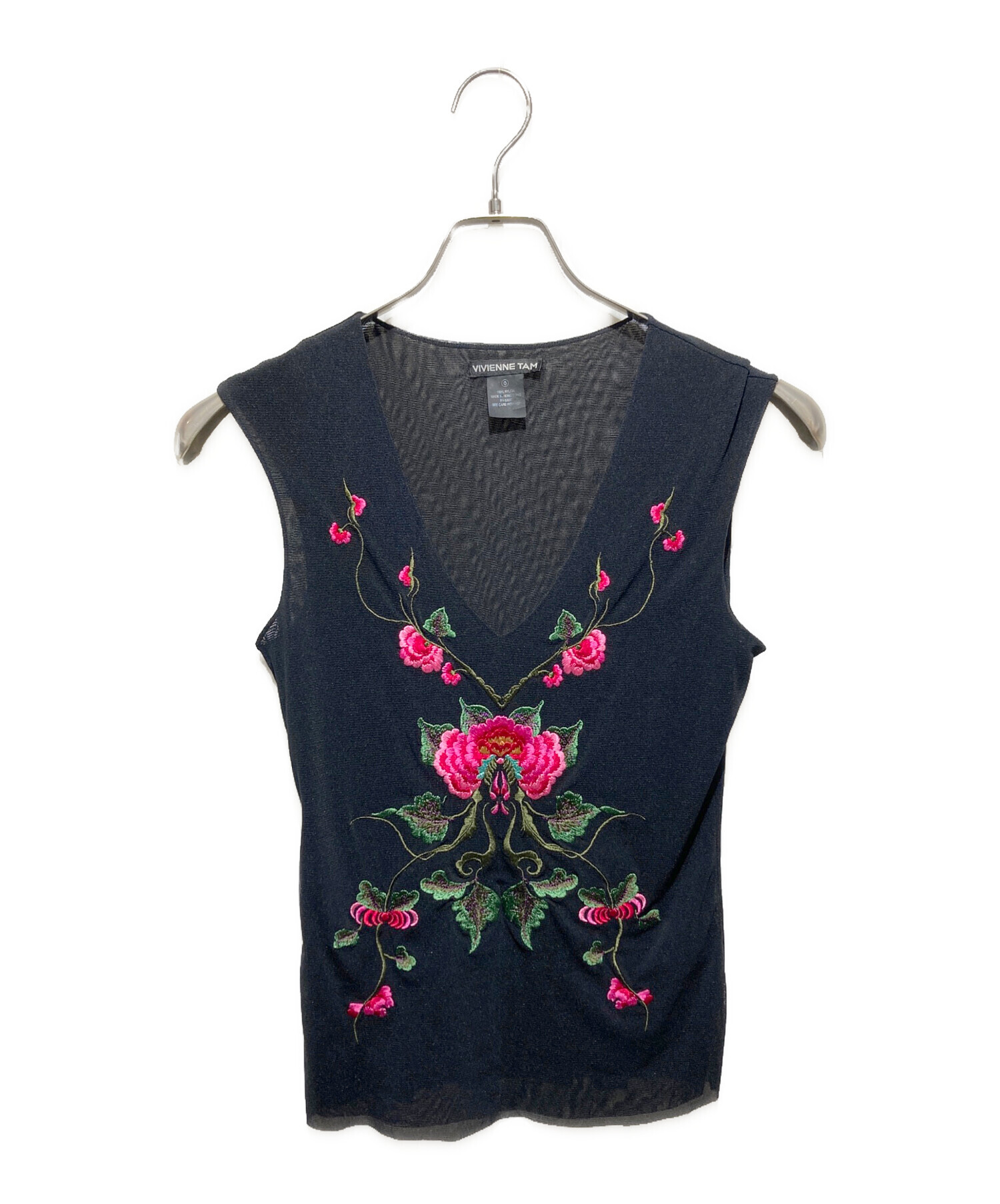 中古・古着通販】VIVIENNE TAM (ヴィヴィアンタム) パワーネット花刺繍
