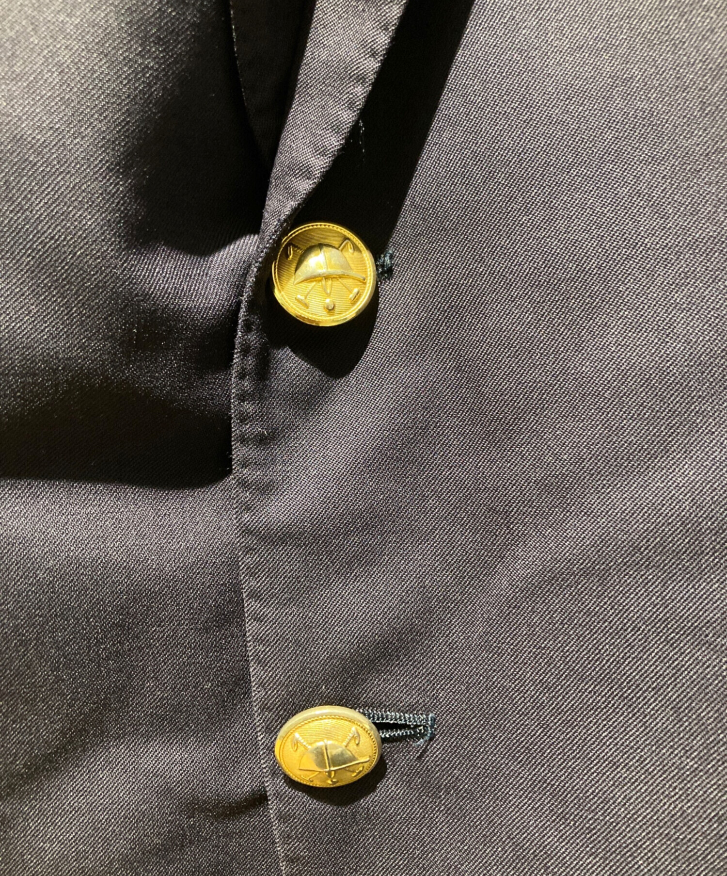 中古・古着通販】POLO RALPH LAUREN (ポロ・ラルフローレン) 金釦2B紺