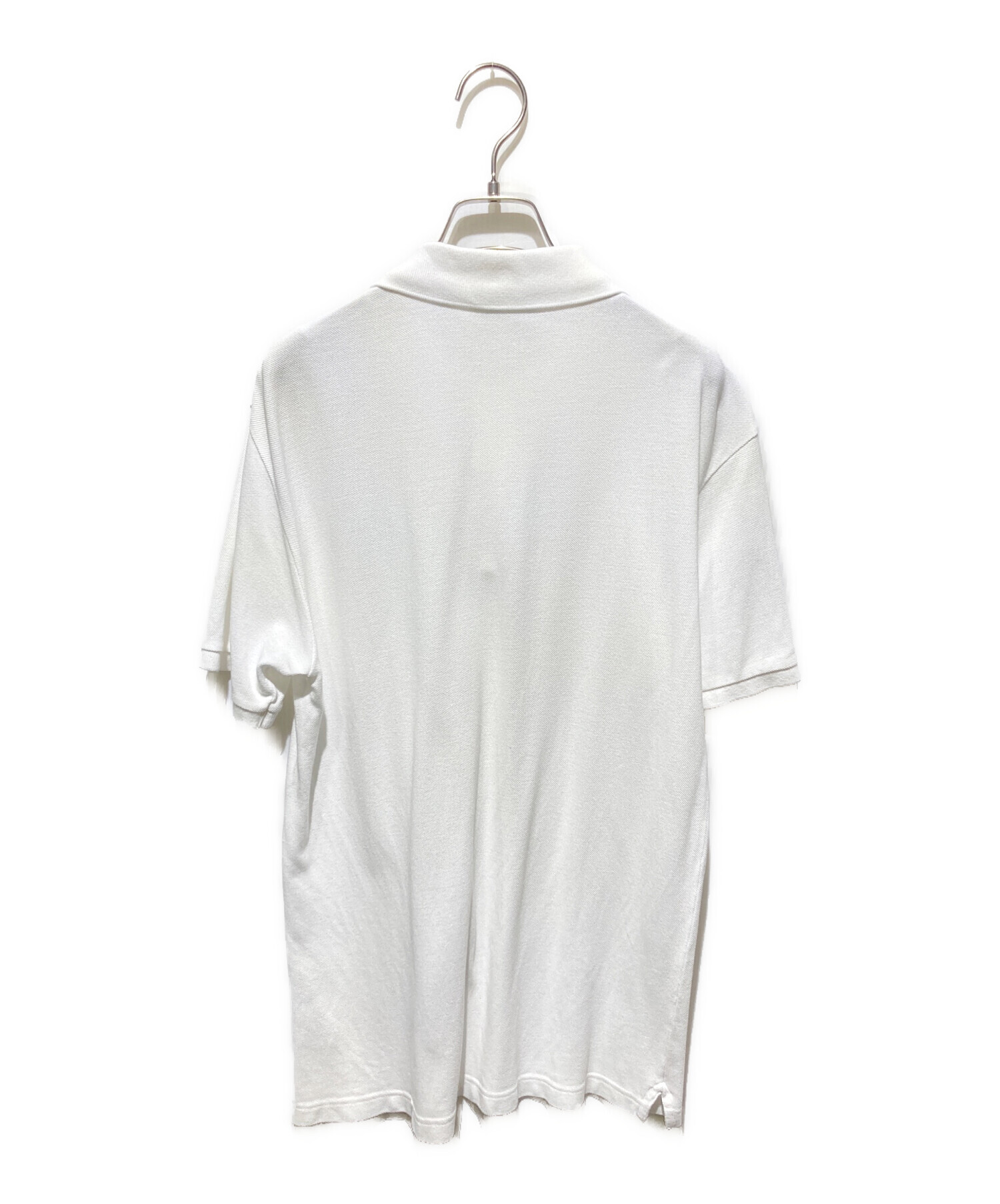 中古・古着通販】LACOSTE (ラコステ) ポロシャツ ホワイト サイズ:M