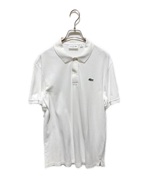 中古・古着通販】LACOSTE (ラコステ) ポロシャツ ホワイト サイズ:M