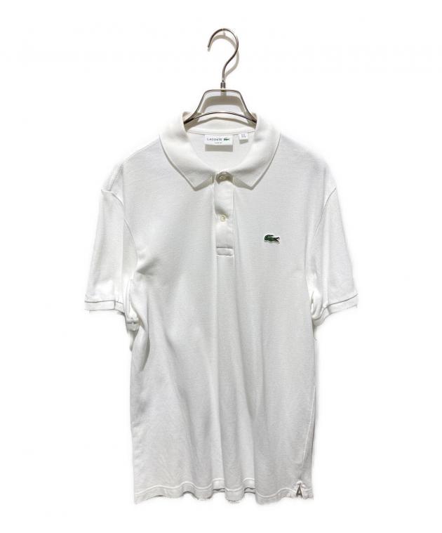 中古・古着通販】LACOSTE (ラコステ) ポロシャツ ホワイト サイズ:M