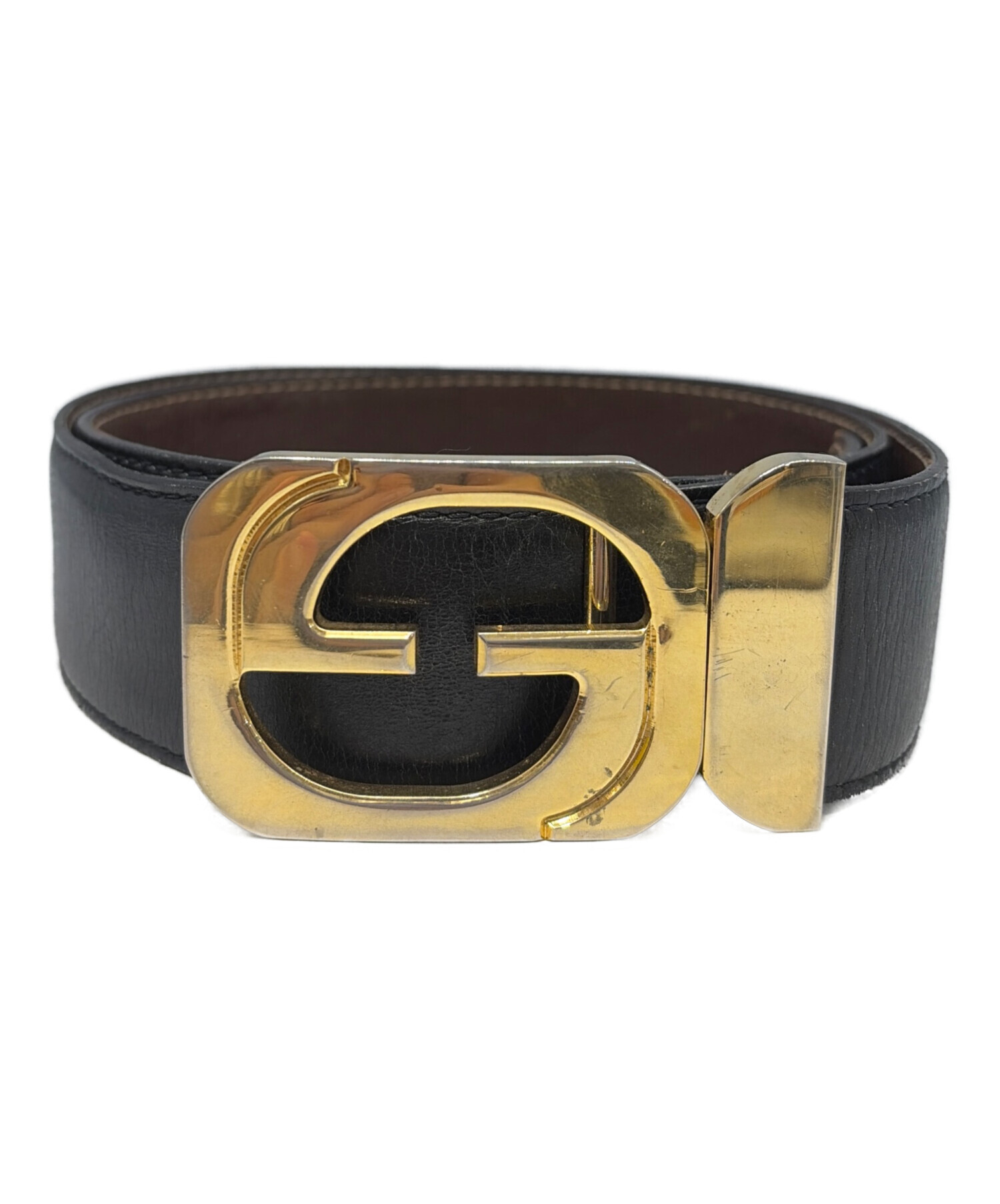 希少品　GUCCI筆記体ロゴ　バックルベルトお値下げ中 中古・古着通販】GUCCI (グッチ) GGロゴバックルベルト｜ブランド