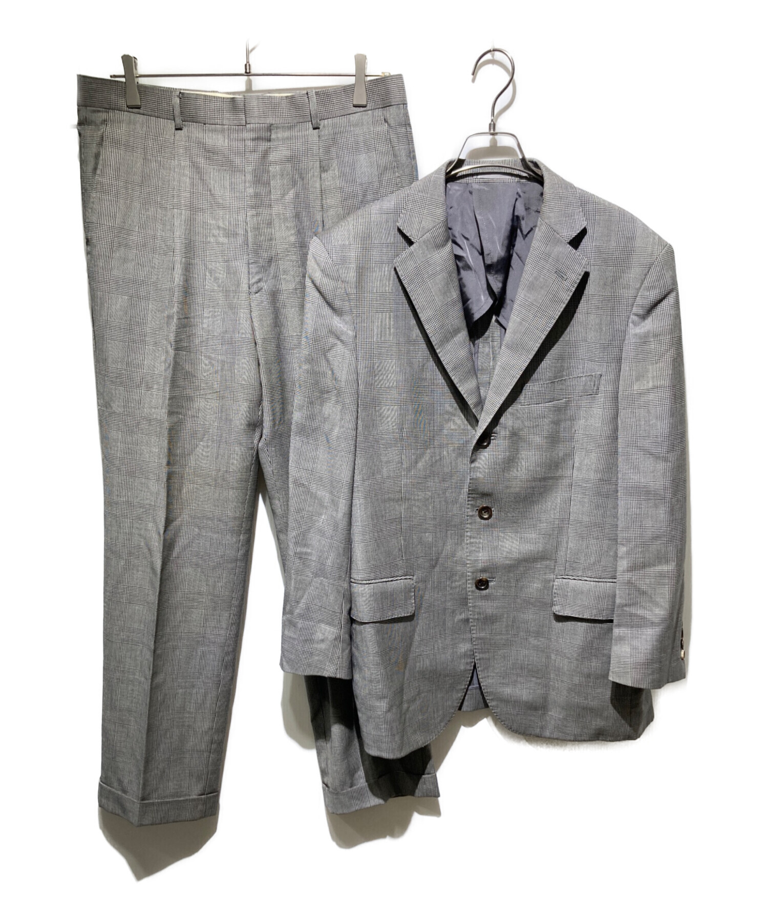 SHIPS×ロロピアーナ スーツ セットアップ イタリア製 グレー カシミヤ混 中古・古着通販】LORO PIANA (ロロピアーナ) セットアップスーツ