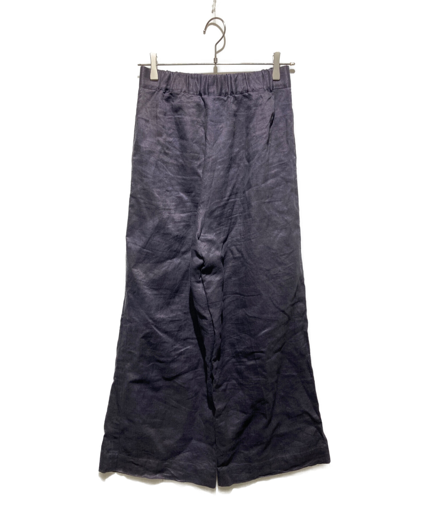 中古・古着通販】ne quittez pas (ヌキテパ) リネンツイルワイドパンツ