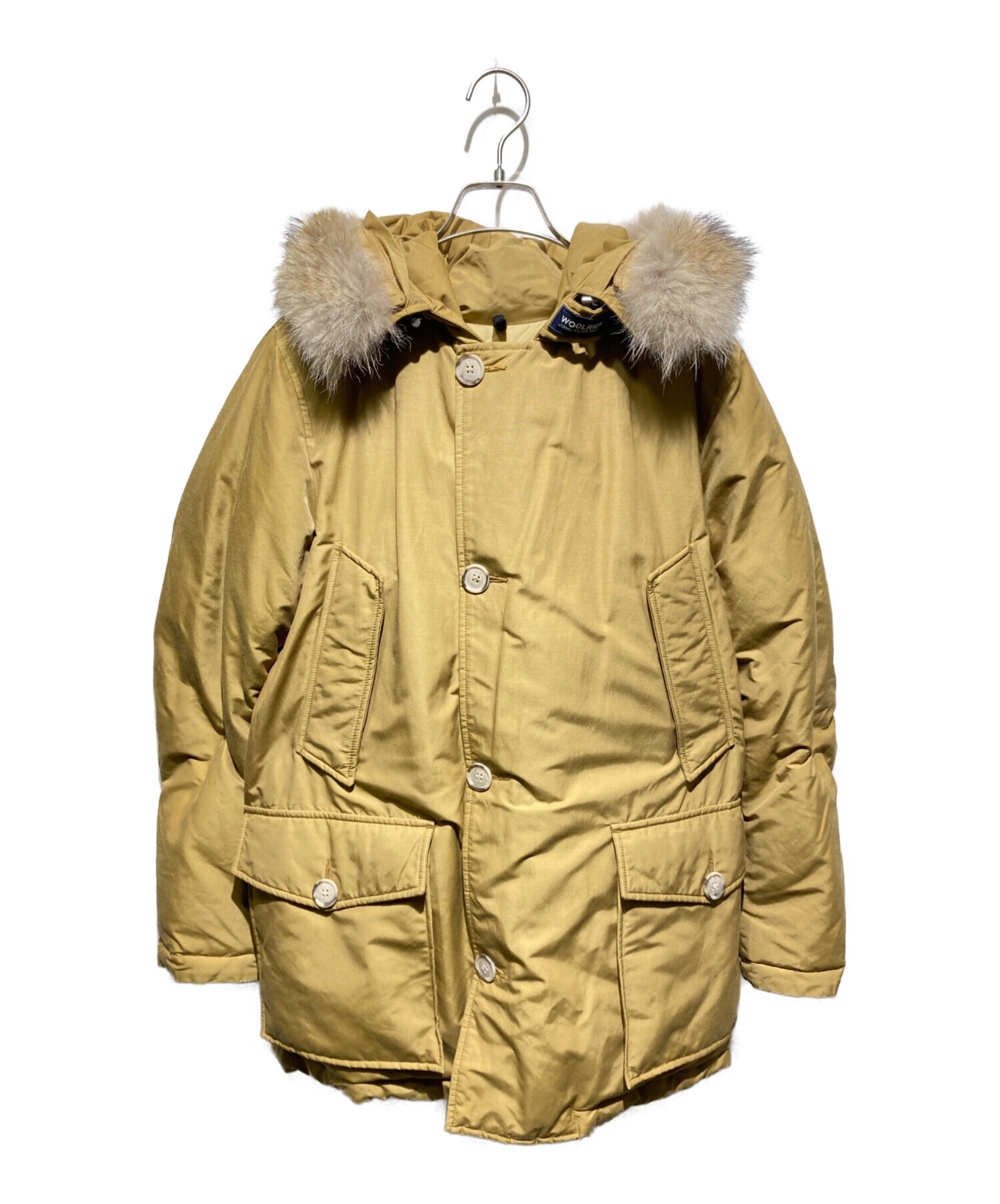 新品同様 woolrich ウールリッチ アークティックパーカー S ベージュ 中古・古着通販】WOOLRICH (ウールリッチ) ダウンジャケット/ARCTIC