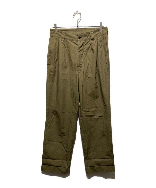 MHL カーキパンツ　II 美品 中古・古着通販】MHL (エムエイチエル) コットンパンツ カーキ サイズ