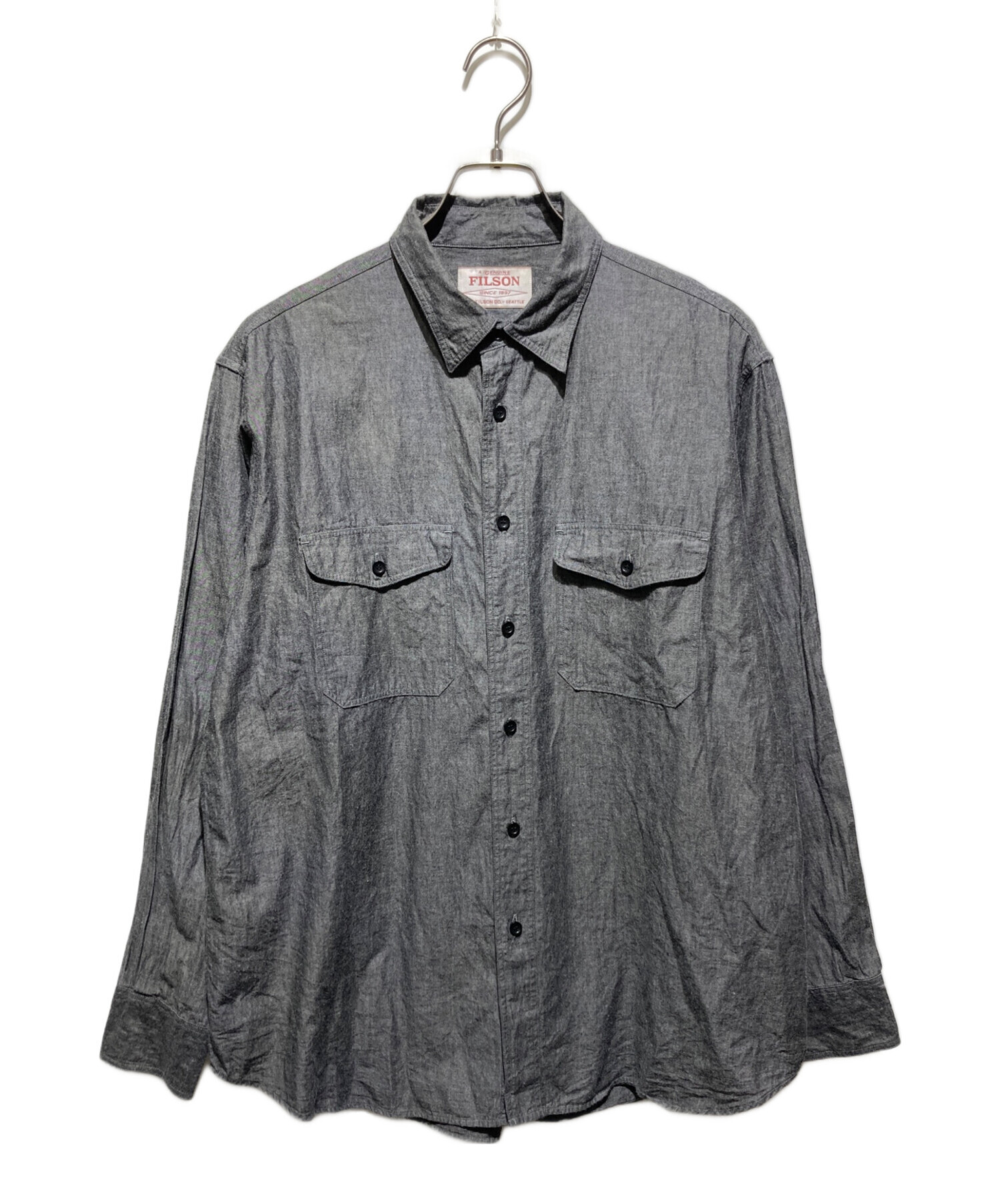 中古・古着通販】FILSON (フィルソン) 26ss Chambray Work Shirt Black