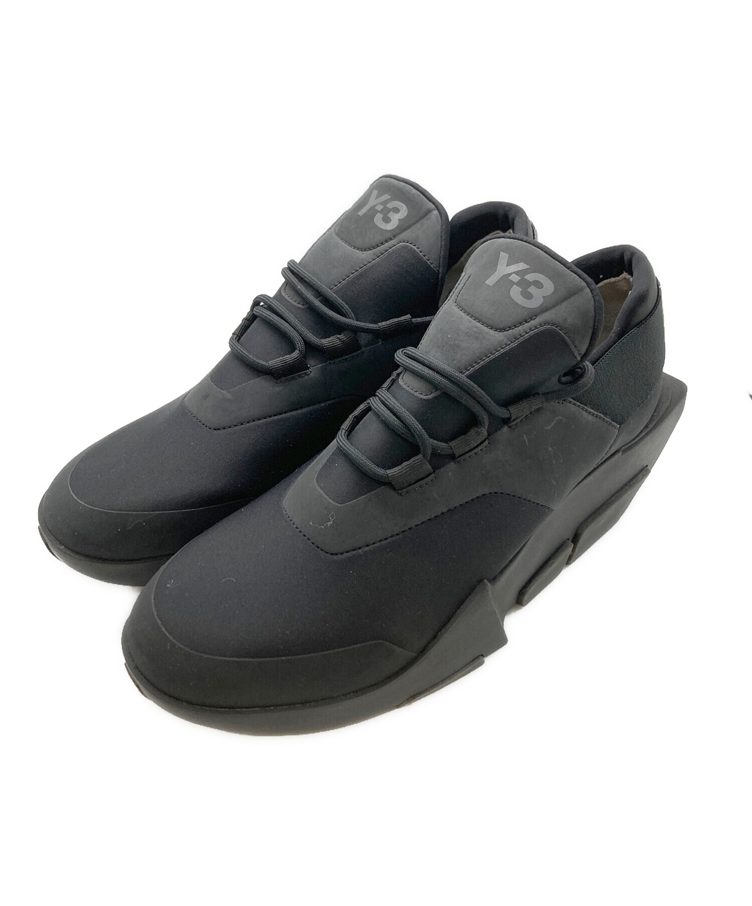 中古・古着通販】Y-3 (ワイスリー) 厚底スニーカー ブラック サイズ