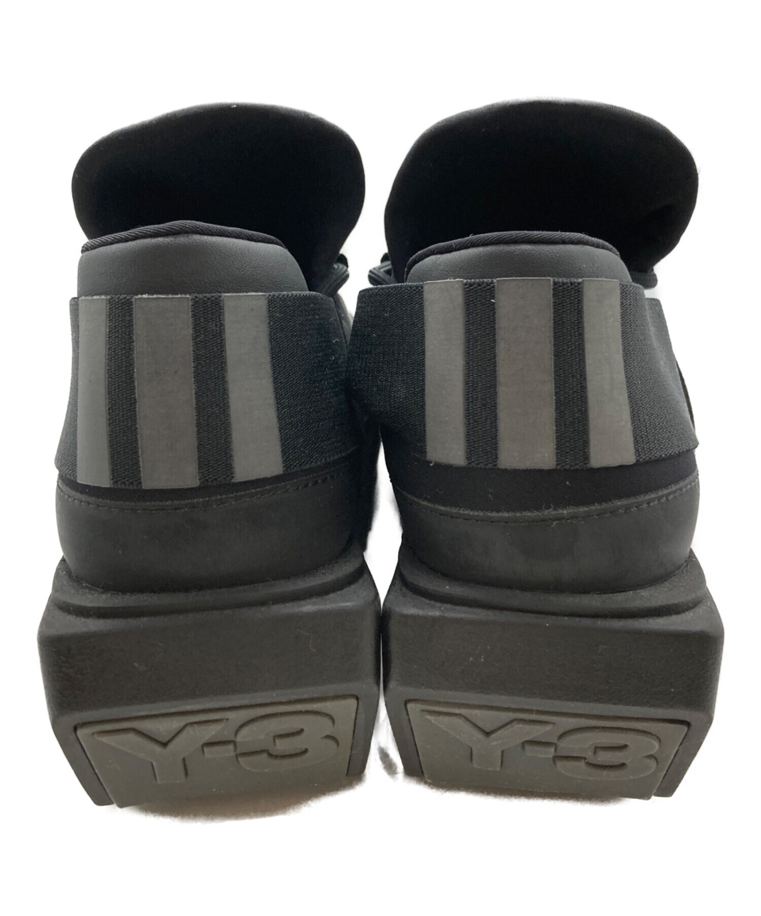 中古・古着通販】Y-3 (ワイスリー) 厚底スニーカー ブラック サイズ