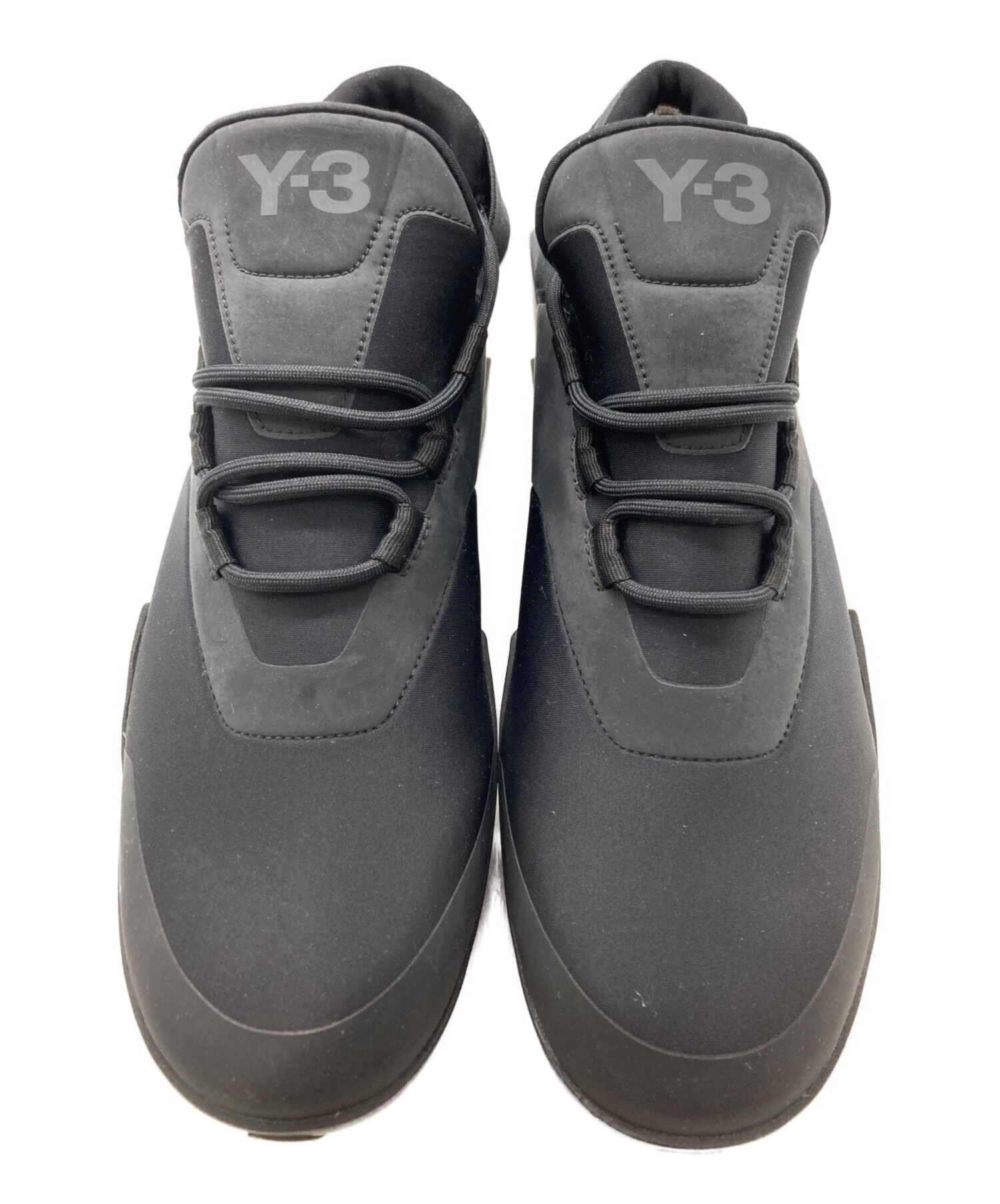 中古・古着通販】Y-3 (ワイスリー) 厚底スニーカー ブラック サイズ