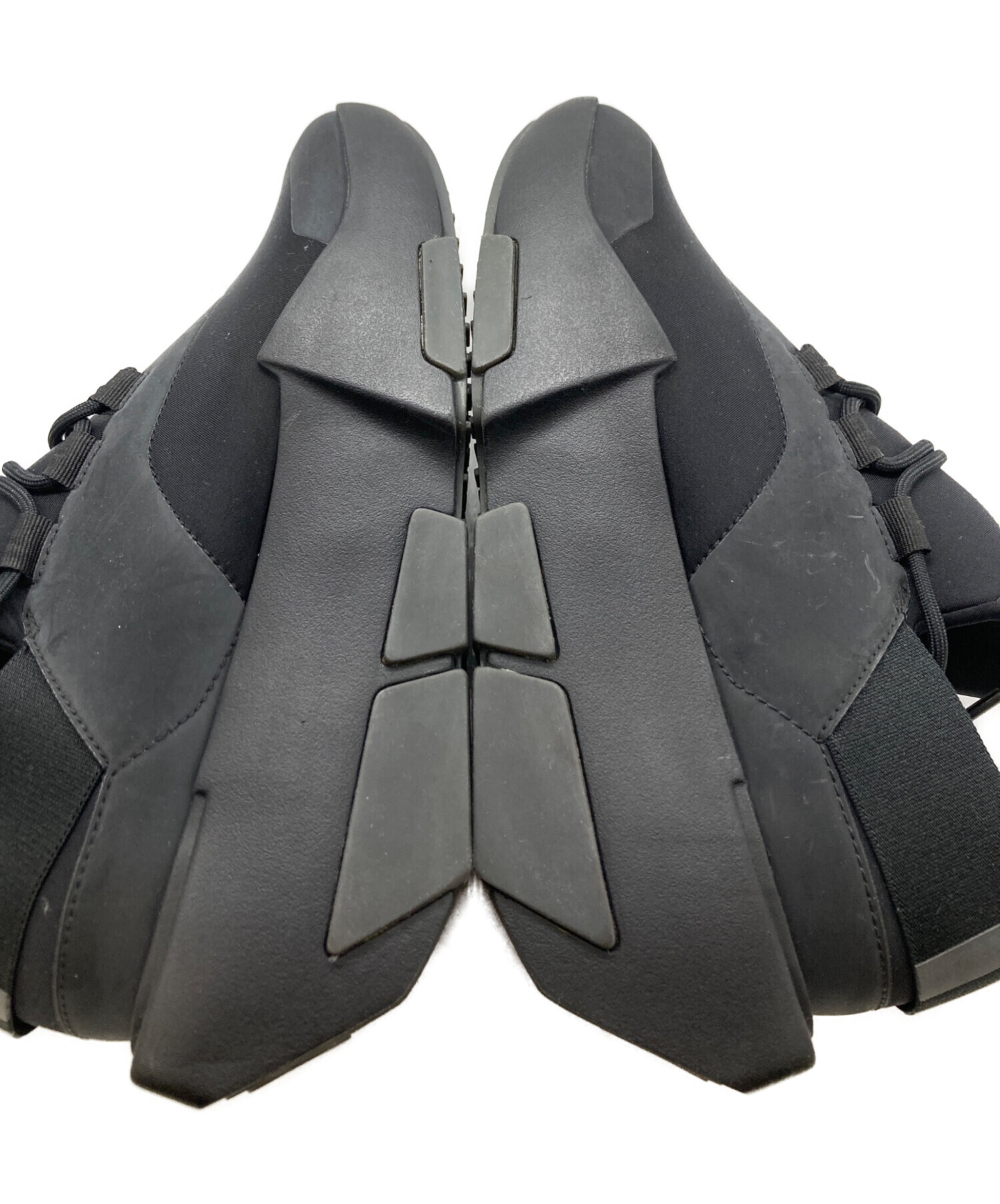 中古・古着通販】Y-3 (ワイスリー) 厚底スニーカー ブラック サイズ