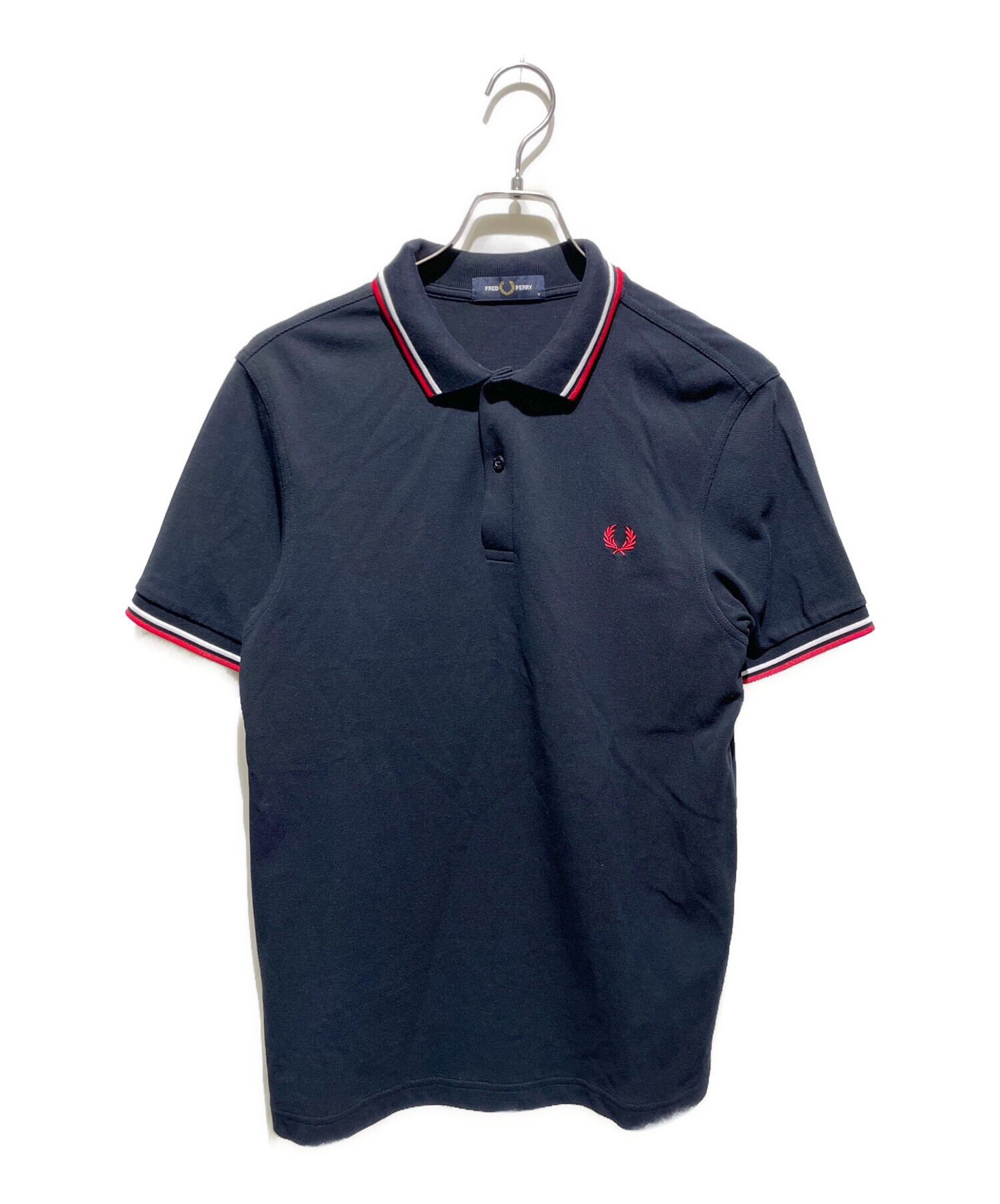 中古・古着通販】FRED PERRY (フレッドペリー) ポロシャツ ネイビー