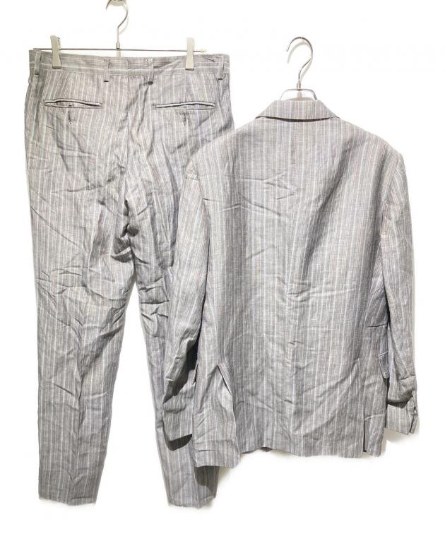 中古・古着通販】ETRO (エトロ) 裏地ストライプリネン混セットアップ