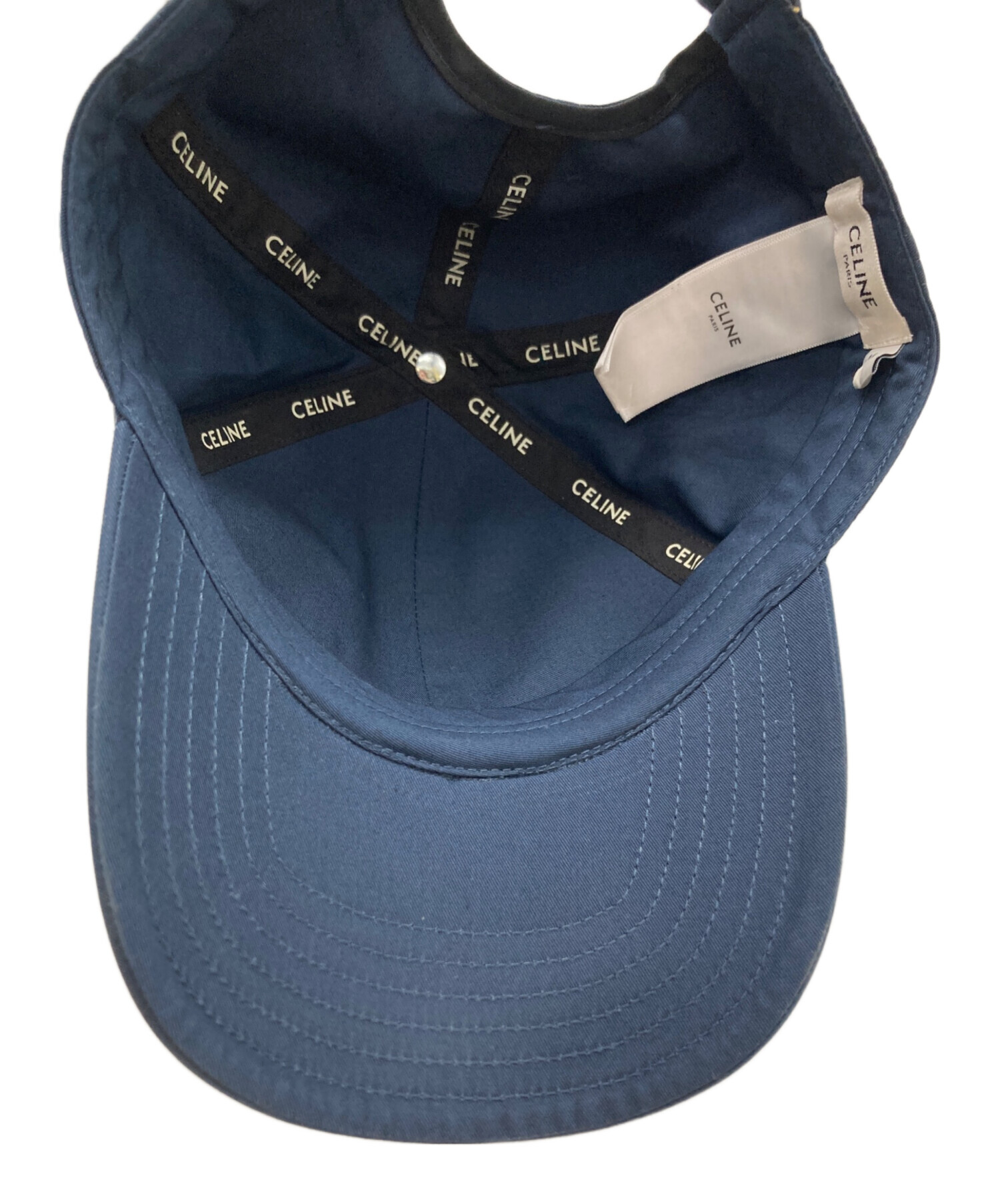 中古・古着通販】CELINE (セリーヌ) ロゴベースボールキャップ