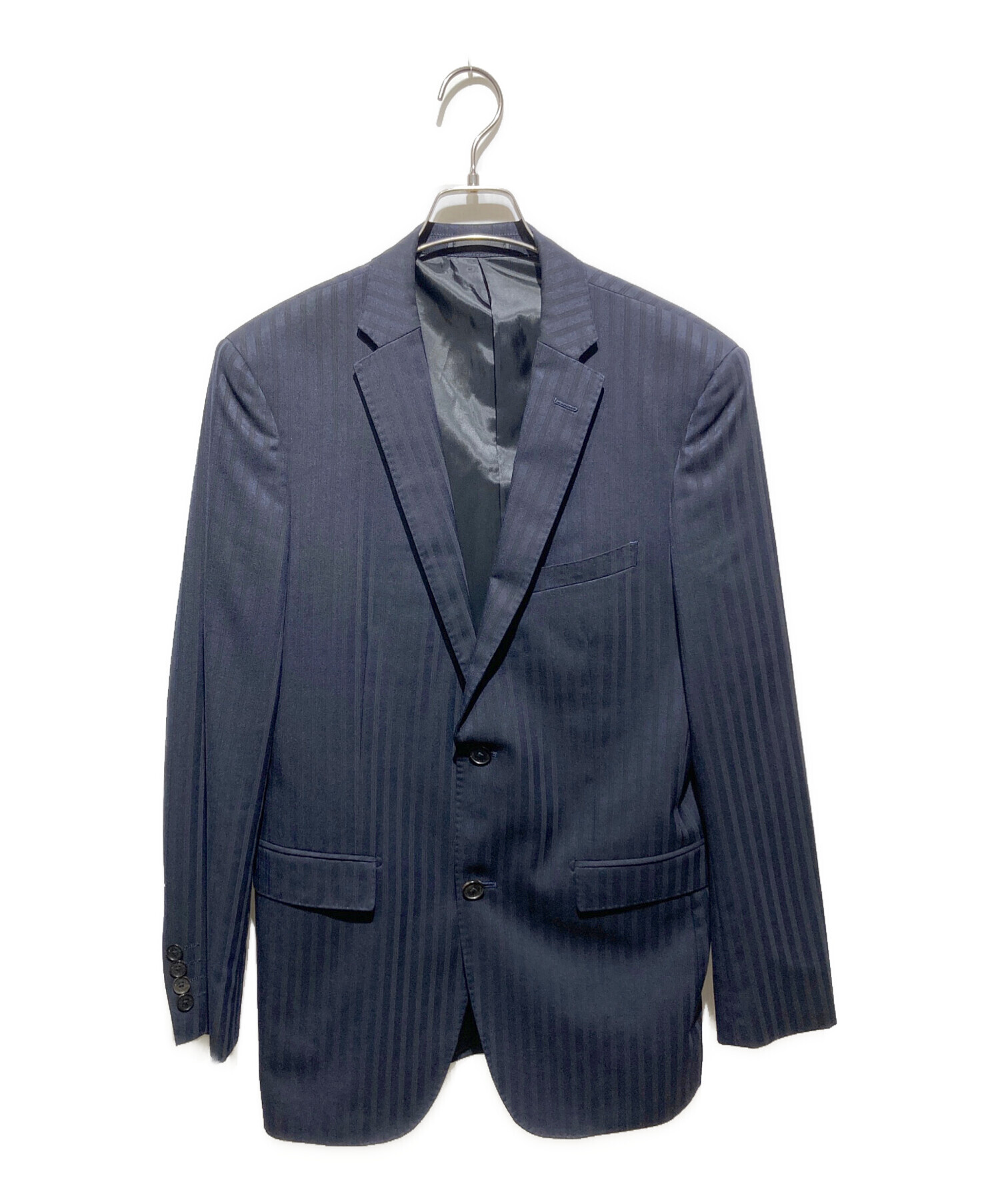 BURBERRY BLACK LABEL スーツセット 3ピース Lサイズ相当 中古・古着通販】BURBERRY BLACK LABEL (バーバリーブラックレーベル