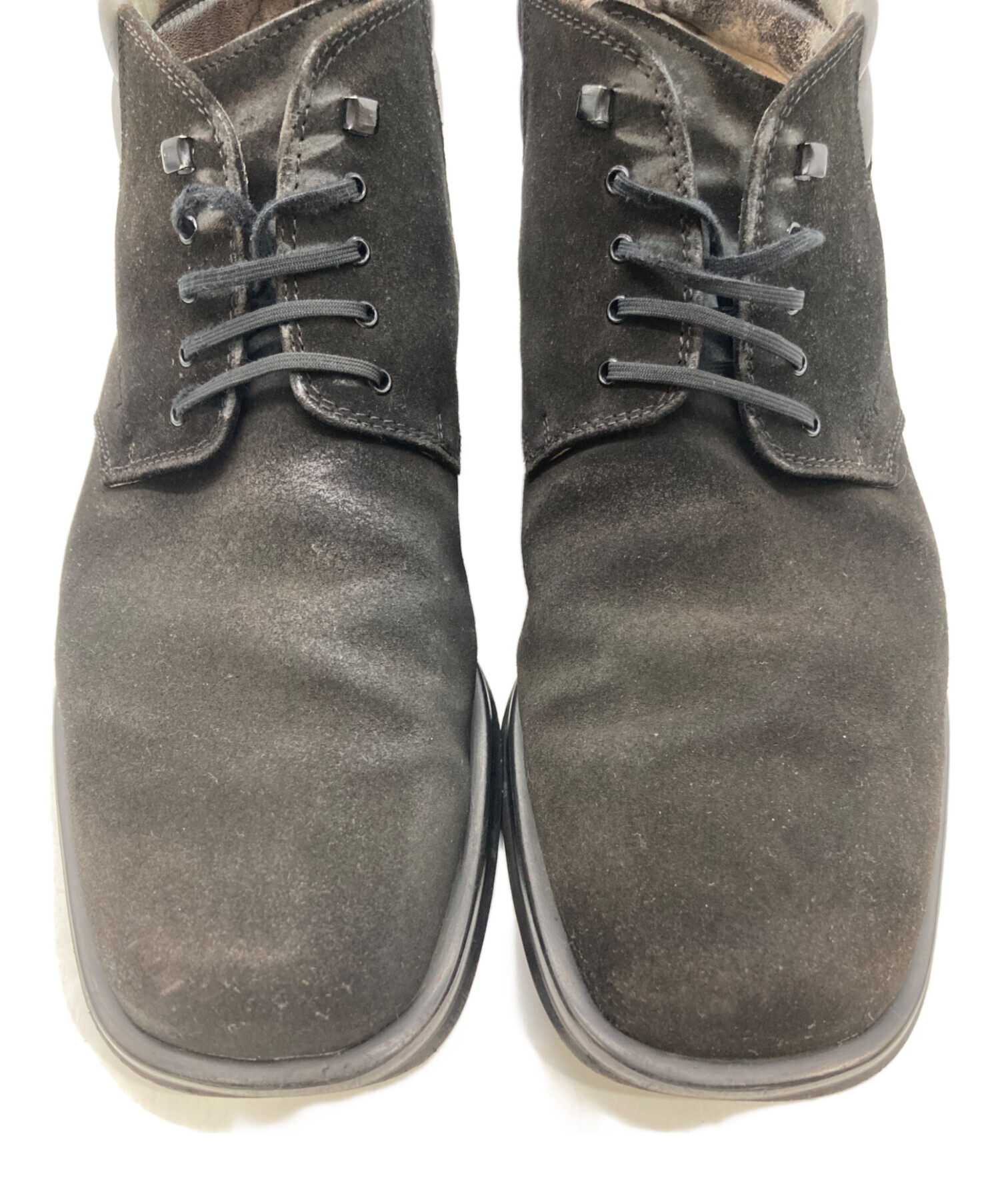 beth様フェラガモ　ショートブーツ　ブラウン　スエード 中古・古着通販】Salvatore Ferragamo (サルヴァトーレ フェラガモ