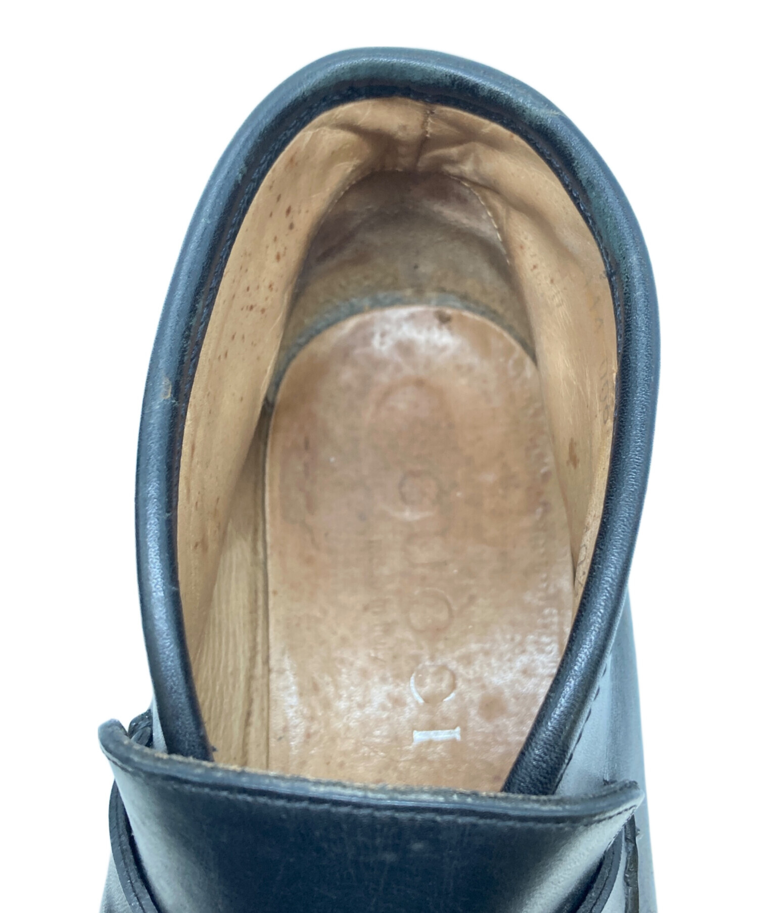 中古・古着通販】GUCCI (グッチ) ホースビットチャッカブーツ ブラック
