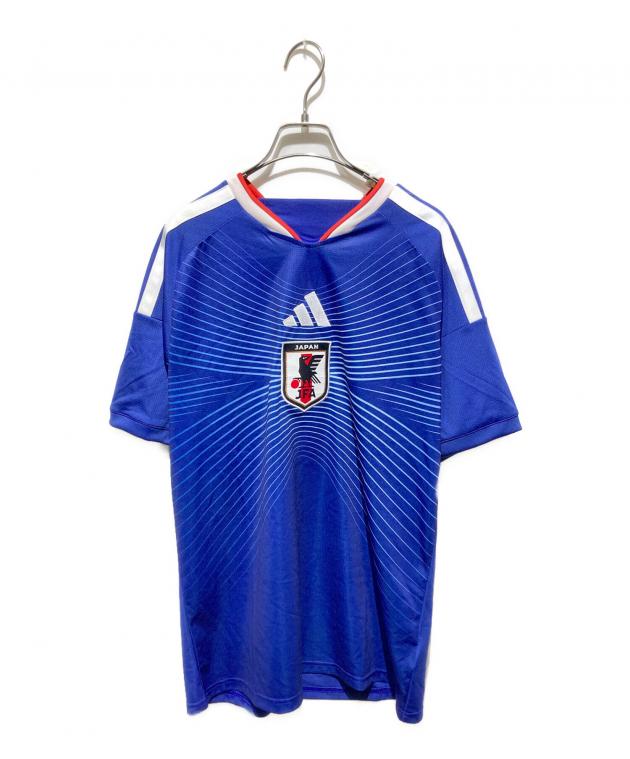 中古・古着通販】adidas (アディダス) ゲームシャツ ブルー サイズ
