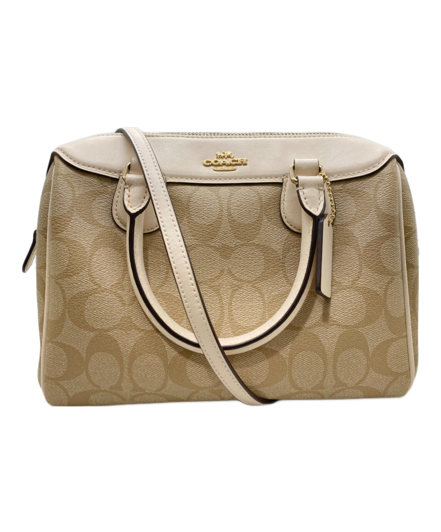 ハワイ購入 新品 未使用 COACH コーチ2wayショルダーバッグ 中古・古着通販】COACH (コーチ) 2WAYショルダーバッグ ホワイト