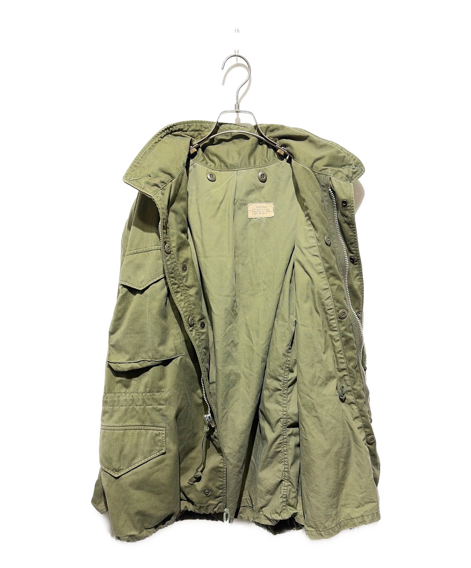 よ*す様 カーキ ミリタリージャケット Mサイズ 中古・古着通販】US ARMY (ユーエスアーミー) 60's 2nd後期 M-65