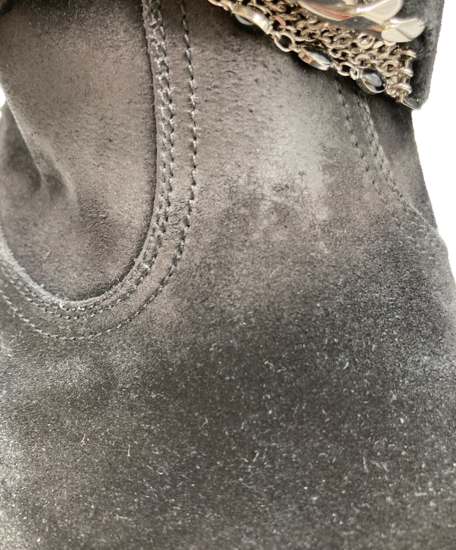 AMIRI スエード チェーン　ベージュ　ブーツ 43 中古・古着通販】AMIRI (アミリ) Chain Embellished Ankle Boots