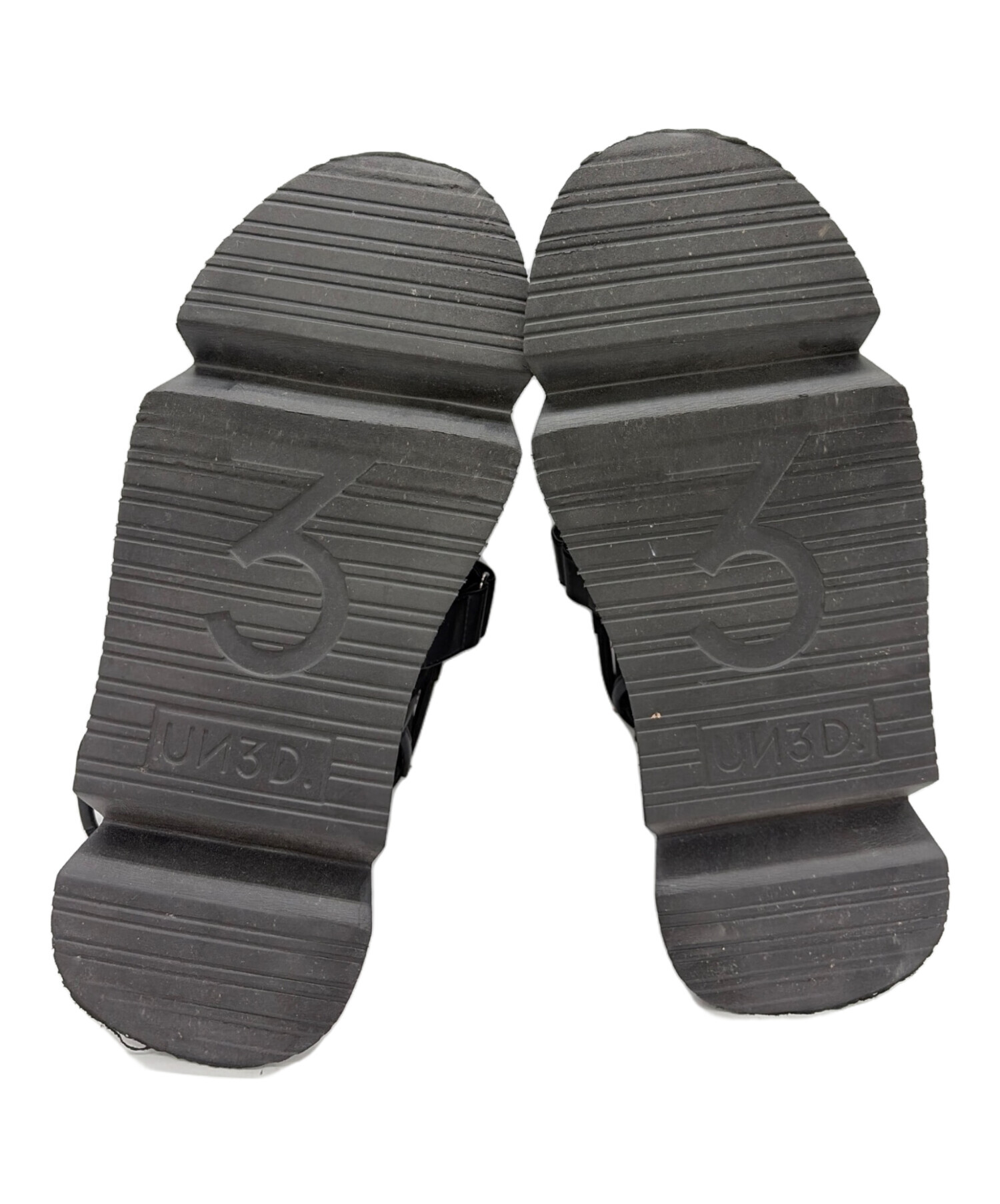 中古・古着通販】UN3D. (アンスリード) WAVE CODE VOLUME SOLE SANDALS