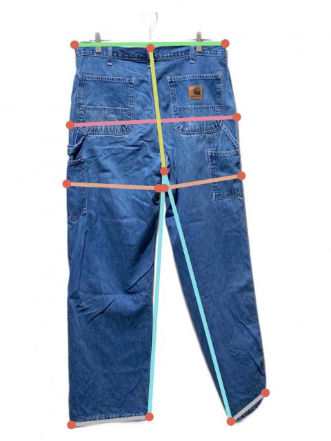 中古・古着通販】CarHartt (カーハート) デニムペインターパンツ