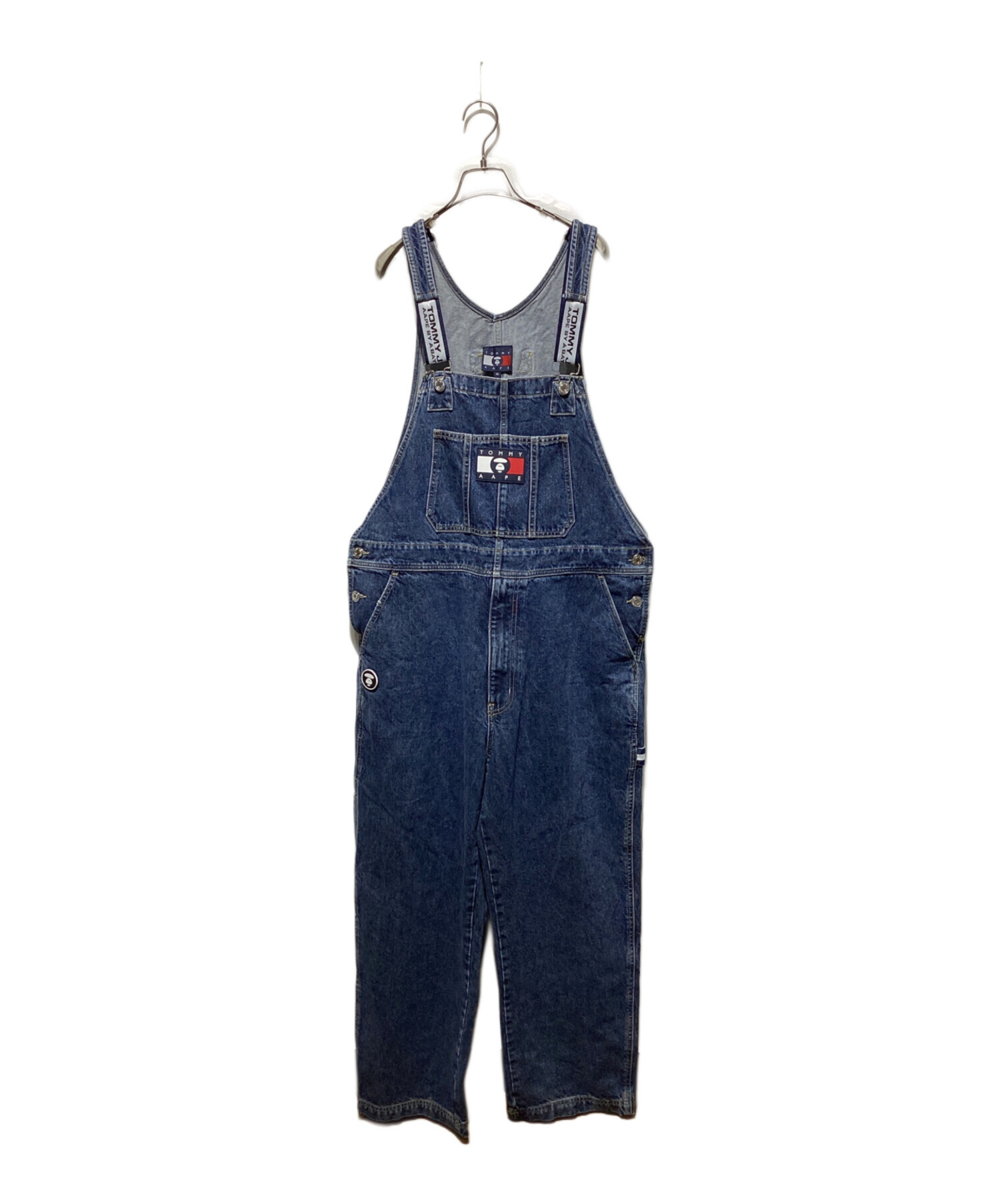 A BATHING APE　オーバーオールデニム 中古・古着通販】AAPE BY A BATHING APE TOMMY HILFIGER (トミーヒル