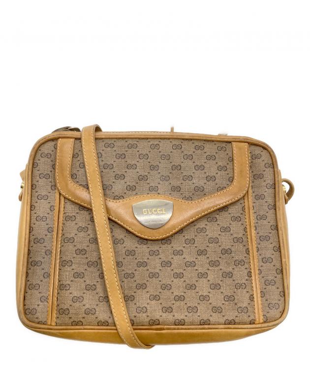 中古・古着通販】GUCCI (グッチ) マイクロGG柄ショルダーバック
