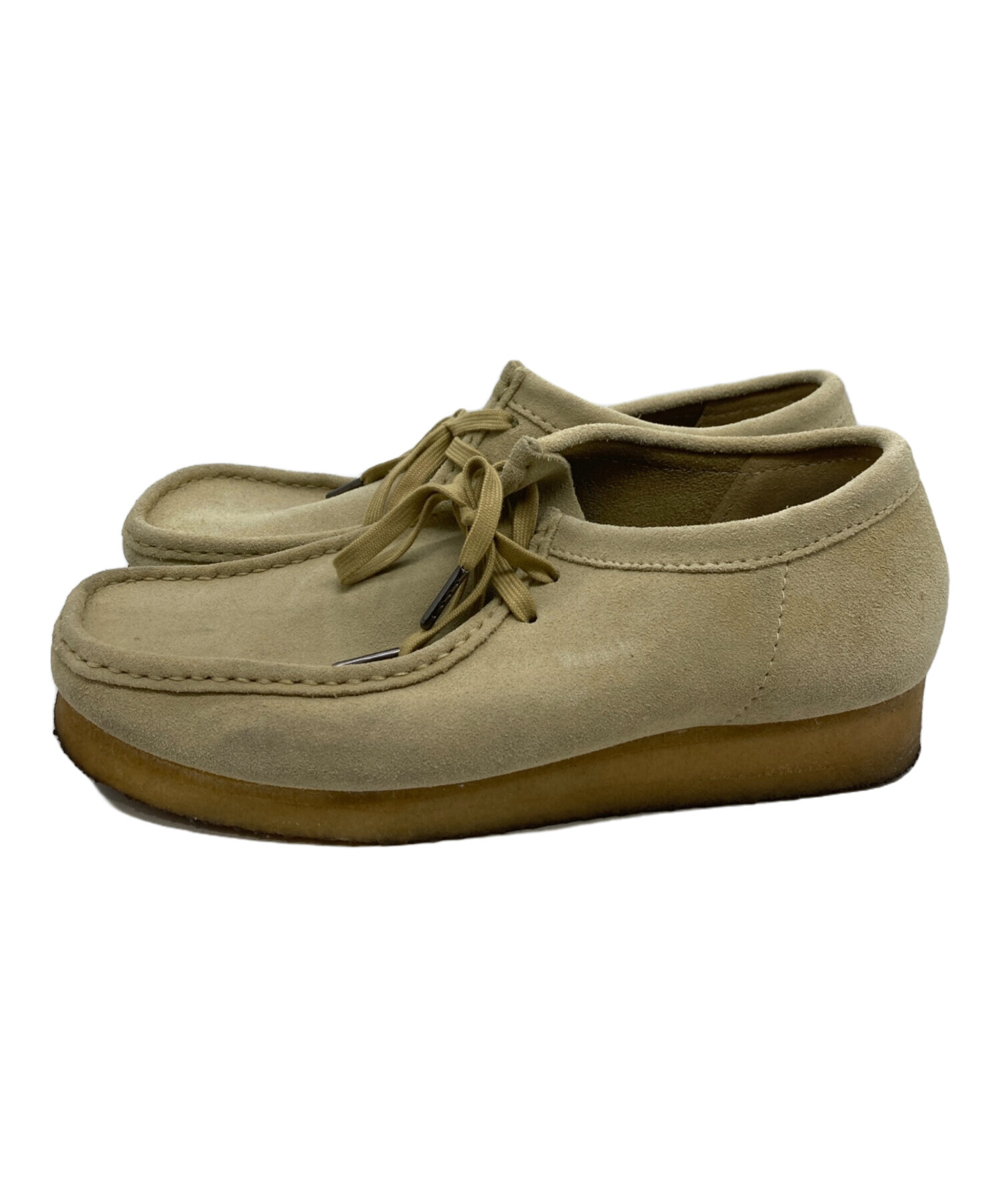 中古・古着通販】CLARKS (クラークス) ワラビーブーツ ベージュ サイズ