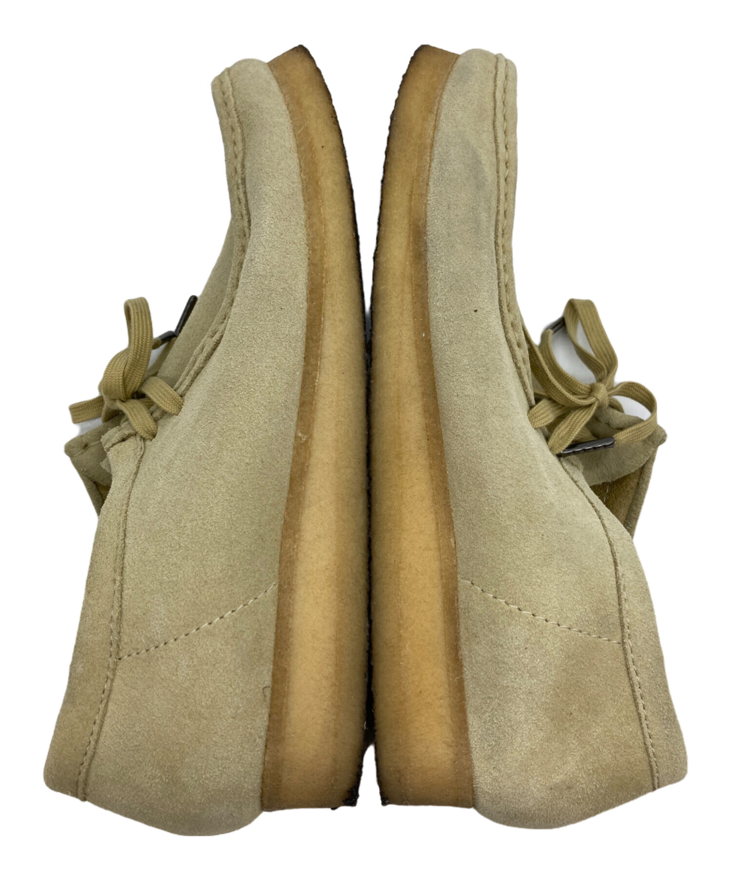 中古・古着通販】CLARKS (クラークス) ワラビーブーツ ベージュ サイズ