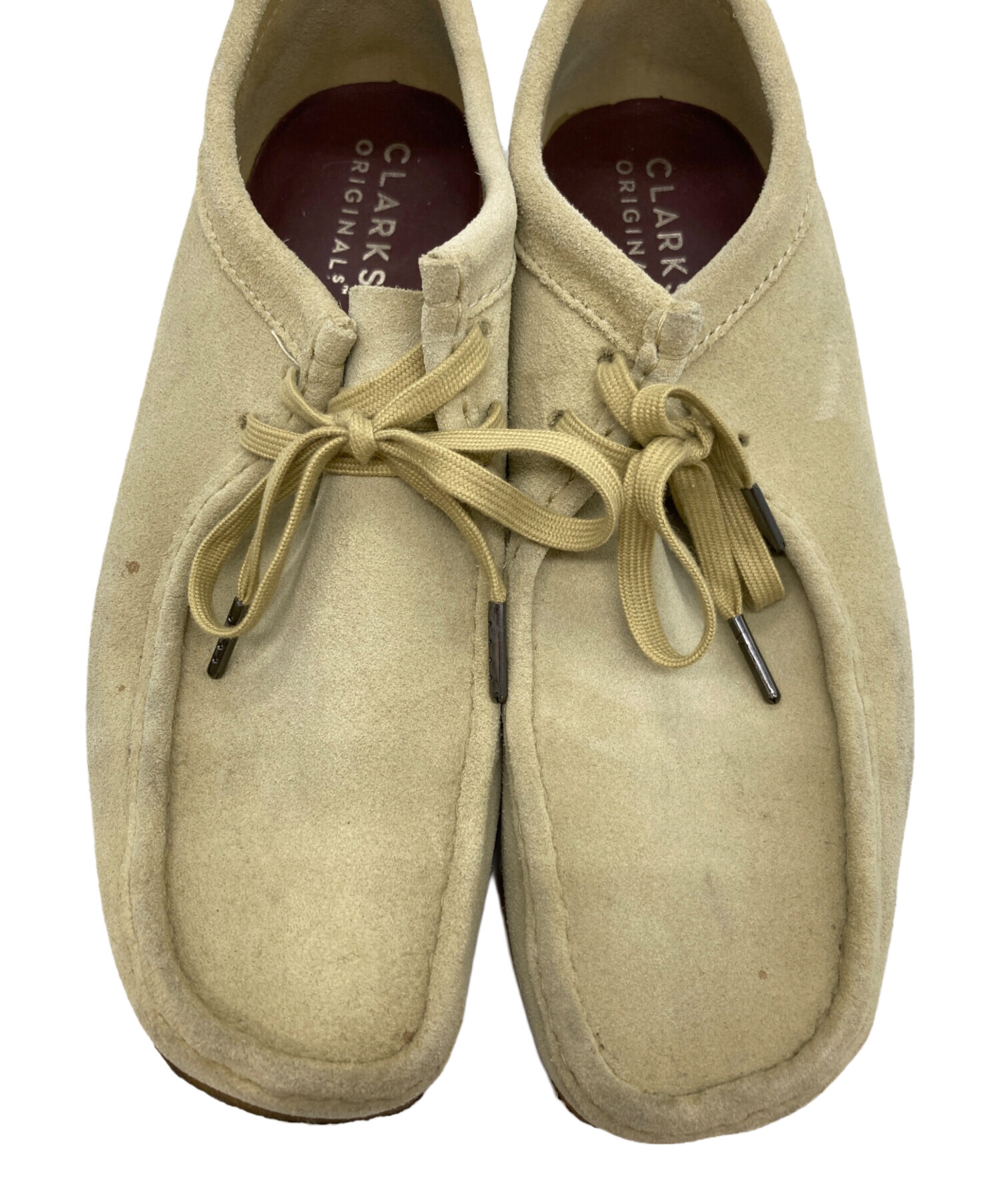 中古・古着通販】CLARKS (クラークス) ワラビーブーツ ベージュ サイズ