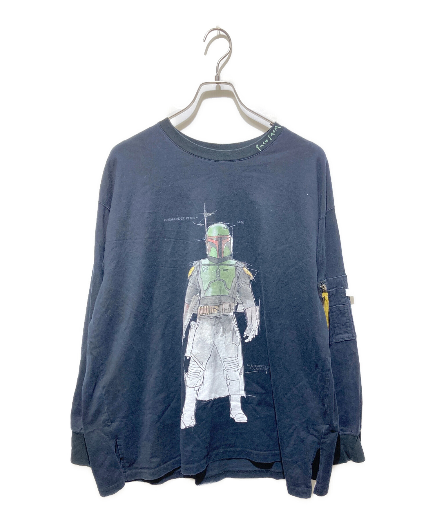 中古・古着通販】FACETASM (ファセッタズム) カットソー ブラック