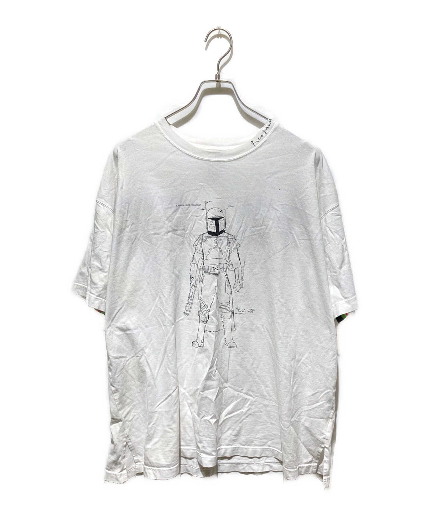 中古・古着通販】FACETASM (ファセッタズム) プリントTシャツ ホワイト