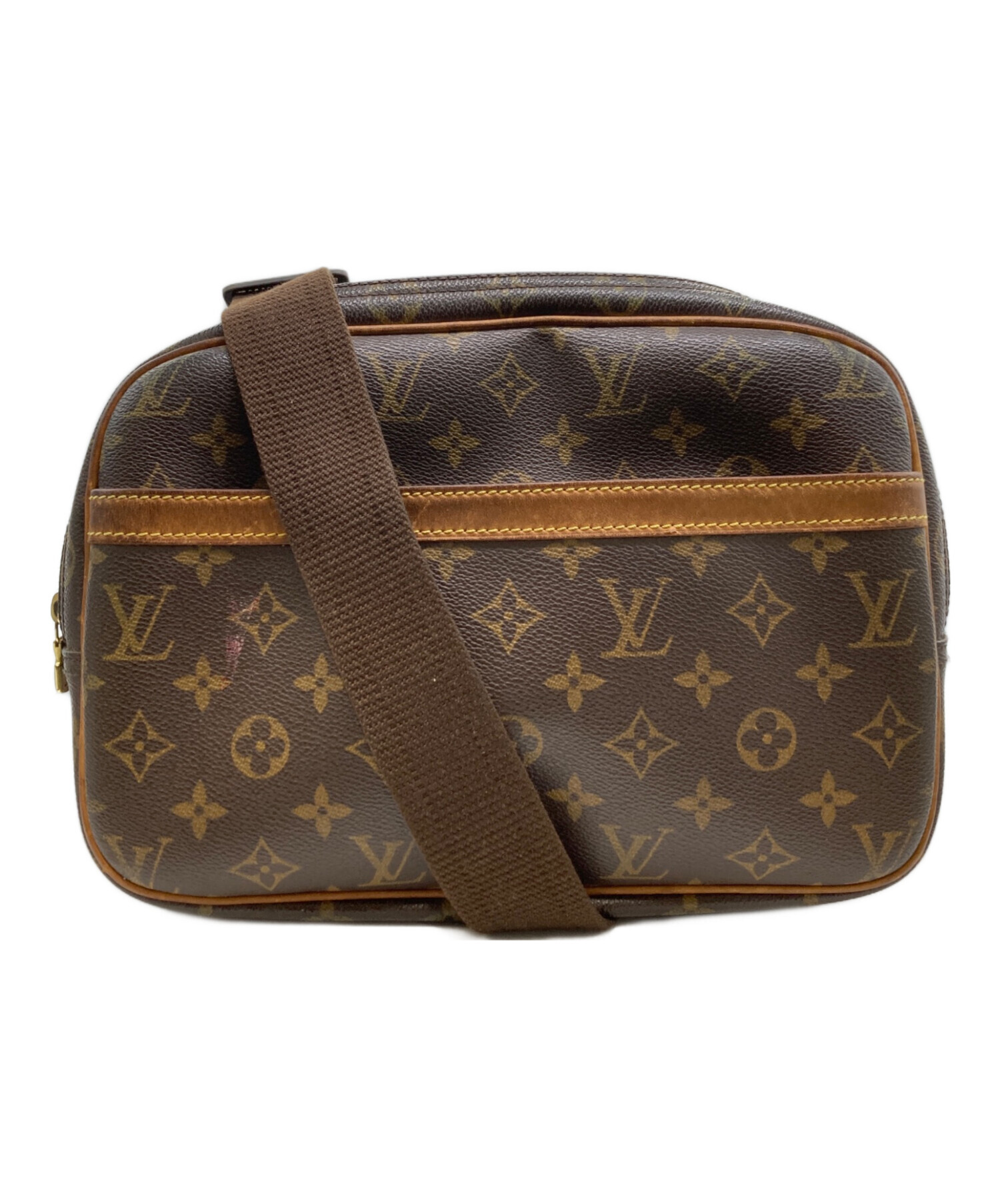 Louis Vuitton ブラウンショルダーバッグ 中古・古着通販】LOUIS VUITTON (ルイ ヴィトン) ショルダーバッグ