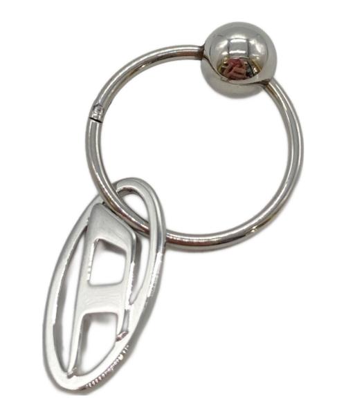 中古・古着通販】DIESEL (ディーゼル) ロゴプレートピアス シルバー