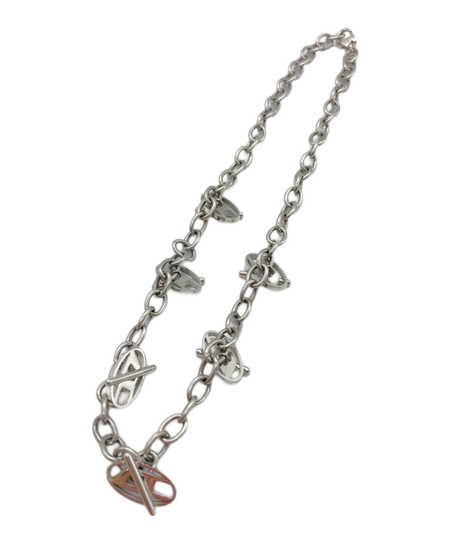 diesel ネックレス 中古・古着通販】DIESEL (ディーゼル) ロゴチェーンネックレス
