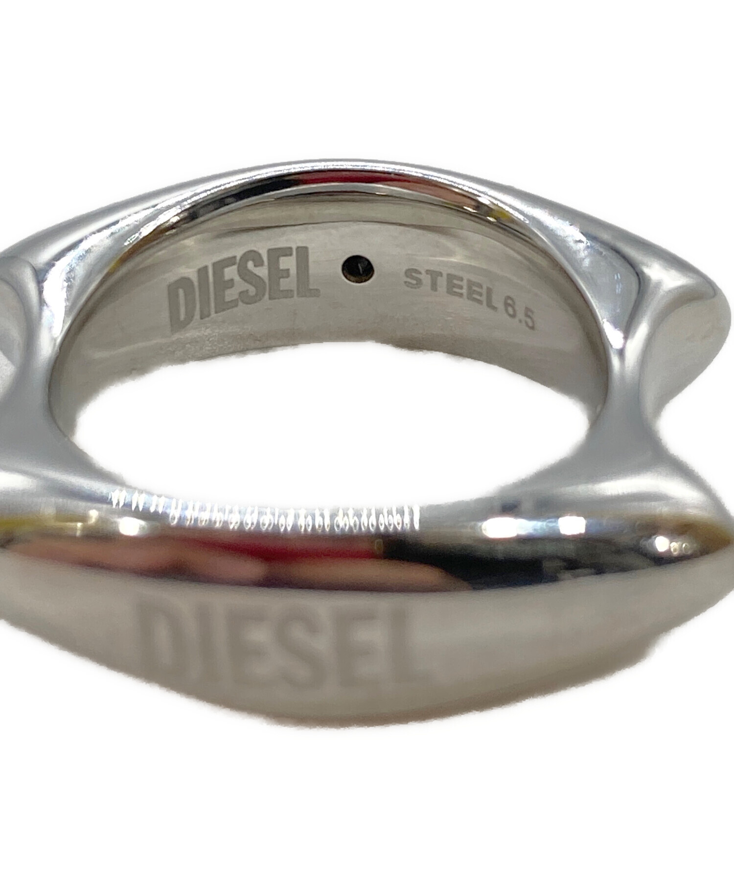 中古・古着通販】DIESEL (ディーゼル) ステンレスリング シルバー