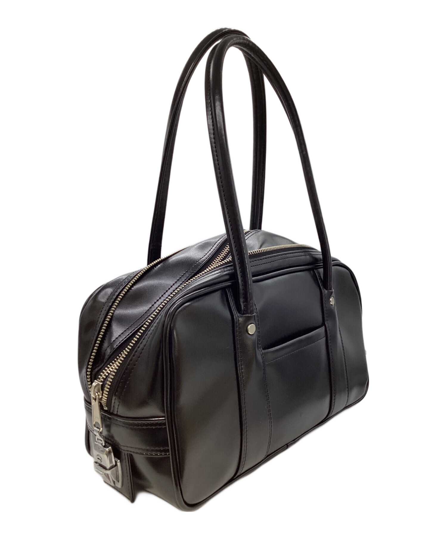 COMME des GARÇONS ボストンバッグ 中古・古着通販】COMME des GARCONS (コムデギャルソン) ダブルジップ