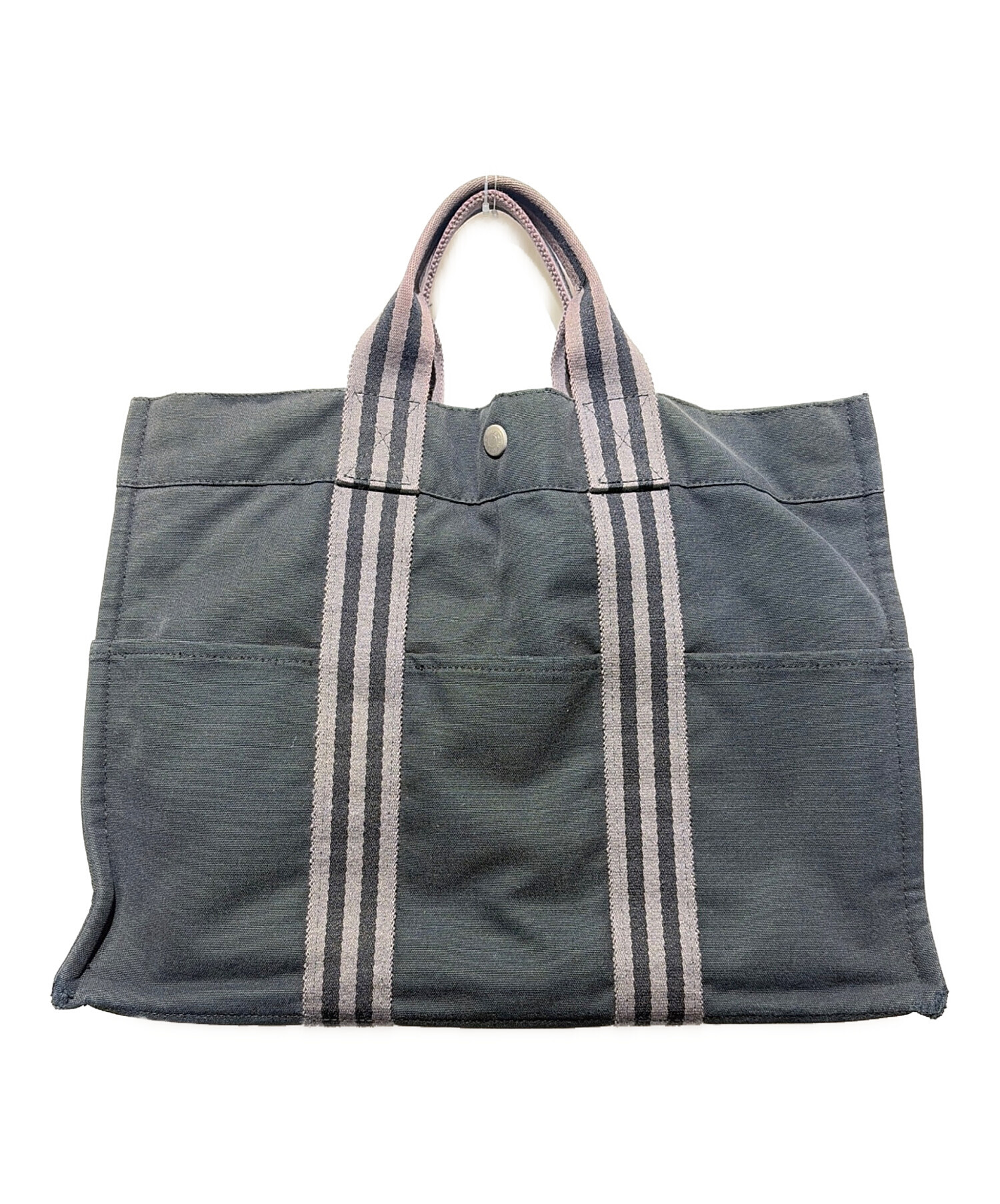 中古・古着通販】HERMES (エルメス) フールトゥトートバッグ ブラック