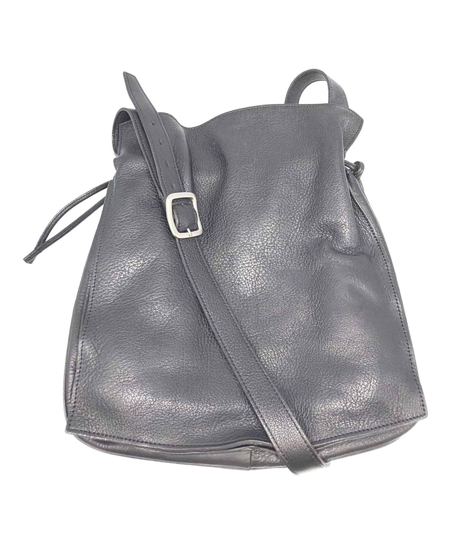 中古・古着通販】SLOW&CO (スロウアンドコー) レザーショルダーバッグ 
