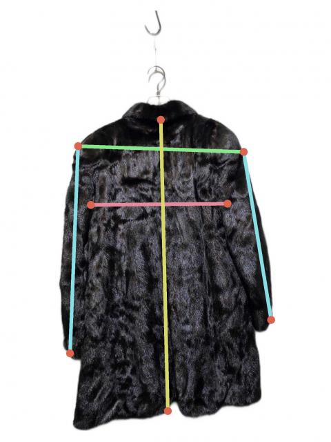 希少デザイン✨ BLACKGLAMA グラマミンク ショートコート サイズM 希少 